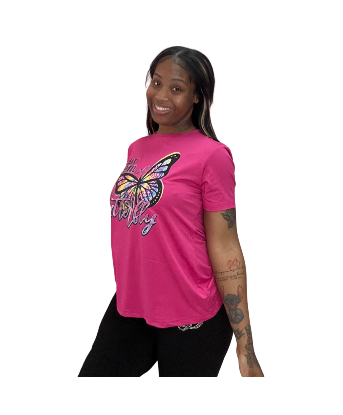 Anti Social Butterfly Graphic T-Shirts